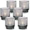 Kate Aspen® Ribbed Glass Votive Candle Holder Set